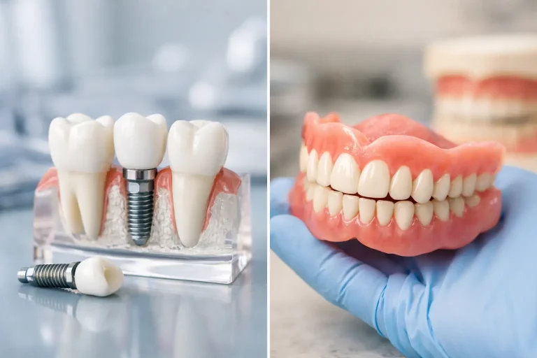 Read more about the article Implants Versus Dentures: Which Is Right for You?